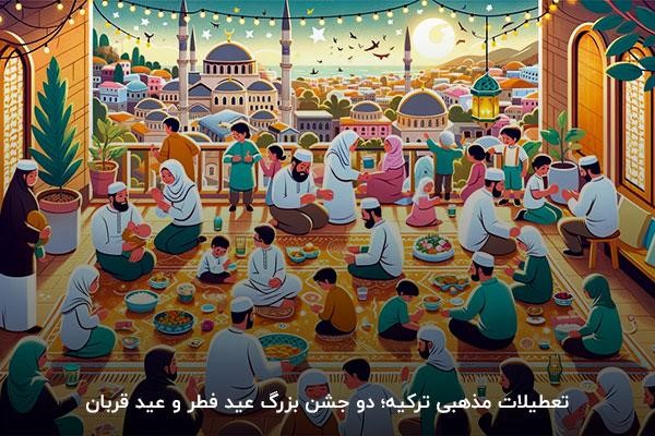 تعطیلات مذهبی ترکیه؛ دو جشن بزرگ عید فطر و عید قربان